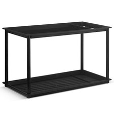 EHC Shoe Rack Organiser 2 Tier, Multi-Purpose Wellies Boot Tray Rack Stand