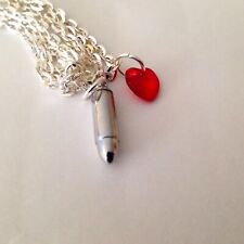 Bullet For My Valentine Necklace with glass Red Heart