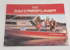 Vtg 1988 Crestliner Boat Sales