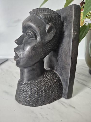 Vintage hand carved - carved, ebony
