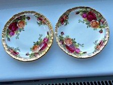 2 Royal Albert 4.5" Pin Dishes
