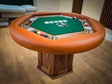 Solid wood, hexagonal Walnut