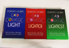 Card College Light Series Self Working Card Magic Tricks Books Roberto Giobbi