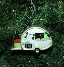 Teardrop Camper with Lights