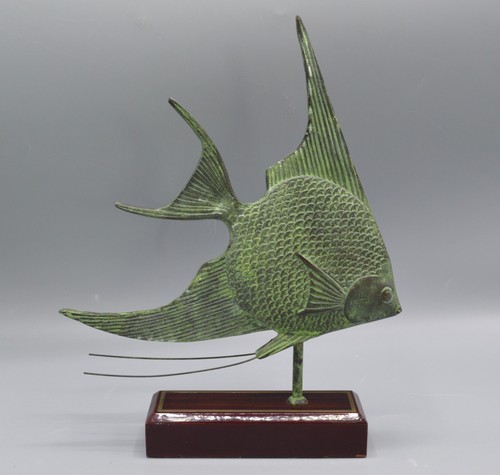 Mcm vintage brass angel fish - mcm/vintage,