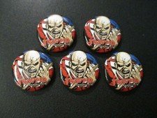 IRON MAIDEN Trooper 5pc BUTTON