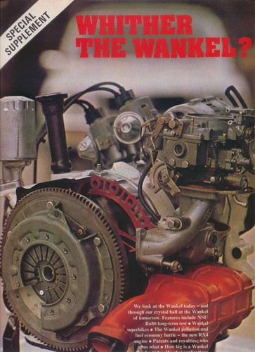 Wankel engine supplement 1974 - engine,