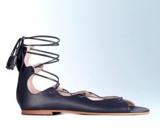 BODEN LADIES LEATHER NAVY