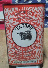 Vintage El Toro Olive Oil