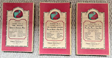 3 x Stanford’s Coloured