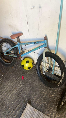 Custom blue bmx - custom,