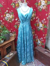 Vintage 1950's 50's Blue