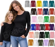 Girls Ladies Plain Tshirt