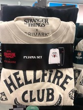 Stranger Things Men Pyjama Set 100% Cotton comfortable PRIMARK UK XS-2XL New tag