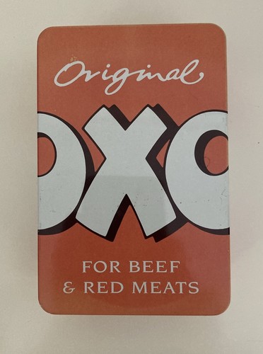 Vintage oxo stock cube - stock, tin