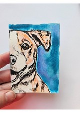 Aceo original watercolour - aceo,