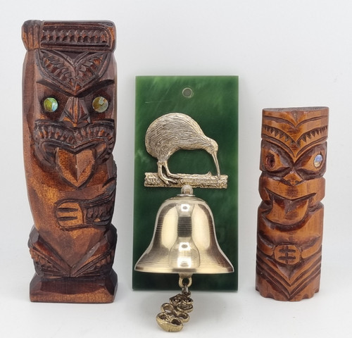 Maori tiki figures kiwi - maori,