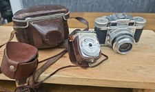 VINTAGE BRAUN SUPER PAXETTE 35MM CAMERA SCHNEIDER-KREUZNACH XENAR 1:2.8/50 LENS