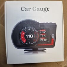 Digital GPS OBD2 Speedometer Car Head Up Display HUD Oil Water Temp Speed Alarm