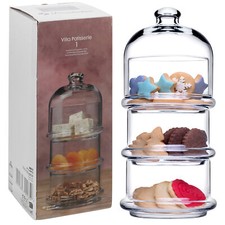 Pasabahce 3 Tier Glass Cookie