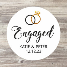 35 x PERSONALISED WEDDING