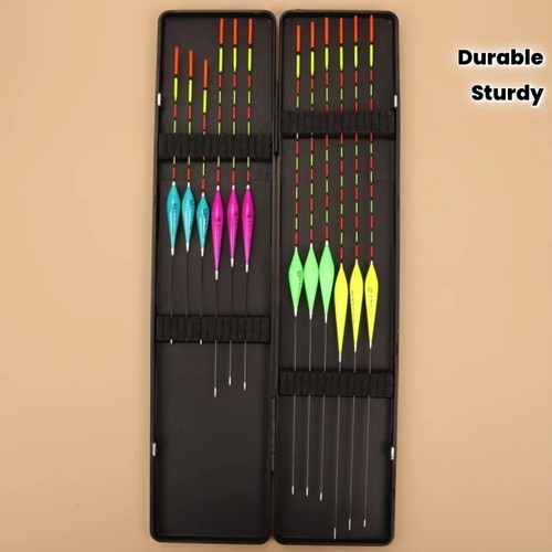 12pcs fishing floats set mixed - 12pcs,