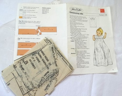 Vintage 1970 silver - silver, needles