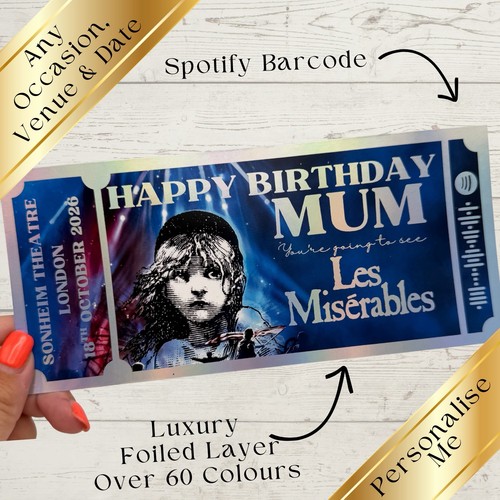 Personalised les miserables - personalised,