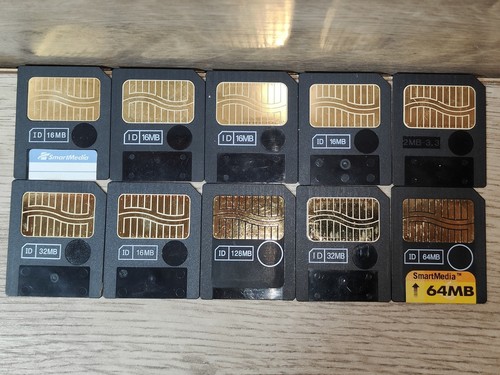 10x smartmedia memory cards - memory,