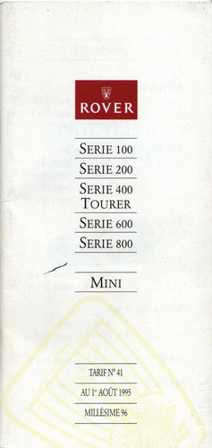 Rover prices options - prices, &
