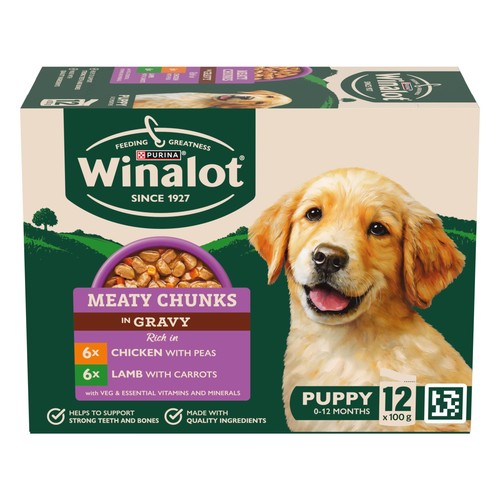 Meaty chunks puppy mixed - meaty,
