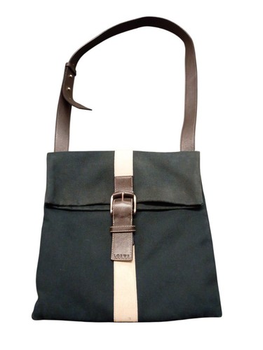 Loewe black canvas and leather - loewe,