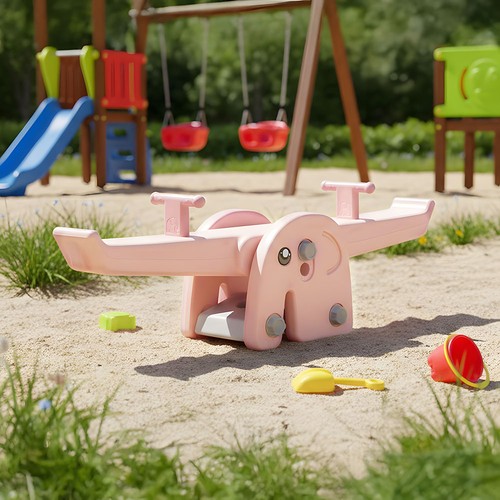 Cute elephant seesaw children - cute,