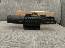 MARK 4 CQ/T 1-3x LPVO REPLICA MATTE BLACK AIRSOFT BTP ARV POLICE GWOT 