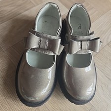 Lelli Kelly Girls' Shoes Size 13 UK  100% Leather Inside And Out Hook&Loop Party