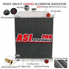 4 Row Aluminium Radiator For