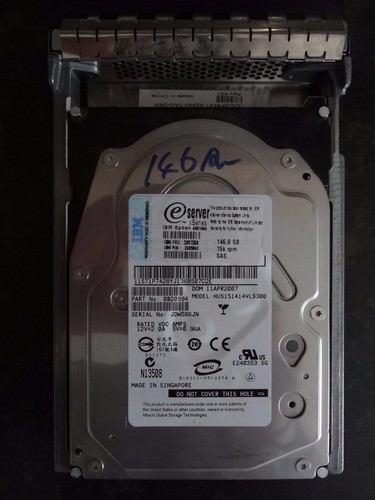 146gb 15000rpm sas - sas, 3.5"