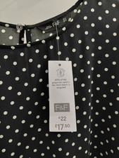 Navy Blue With White Spots