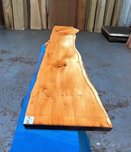 Yew waney edge - waney, boards