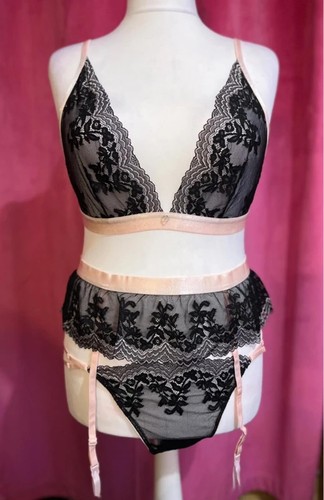 Piece pink and black bra - 3,