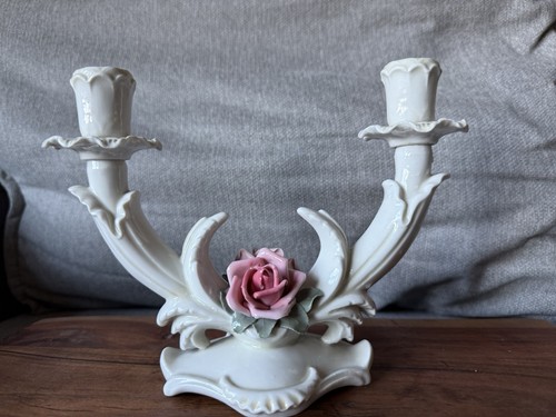 Vintage porcelain light - porcelain, 2-light