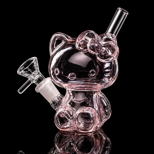 Cute kitty glass - 4.5",