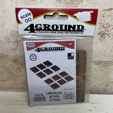 4 Ground Large Pallets #24741