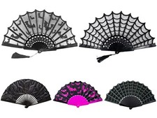 Gothic Lace Hand Fan