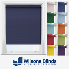 Roller Blind - Made To Measure - Thermal Blackout Fabric - Quality Plain Colours