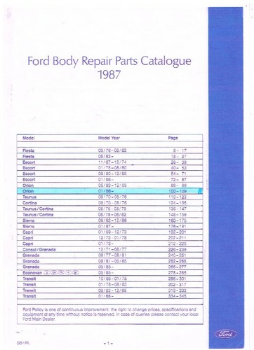 Ford orion mk2 - ford, (1986-87)