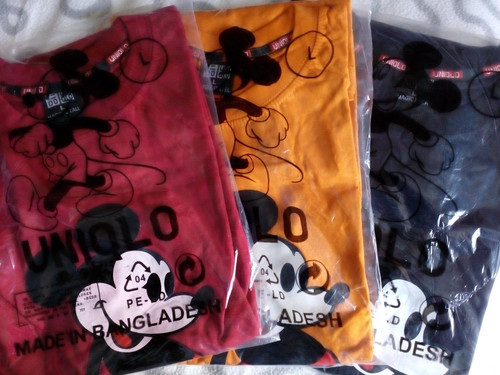Joblot uniqlo shirt mickey - joblot,