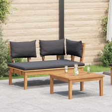WALPLUS 2 Piece Garden Bench