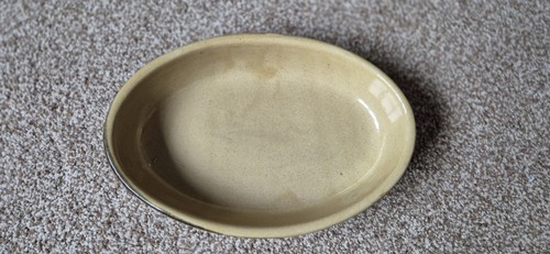 Lovely rustic stoneware oval - rustic,