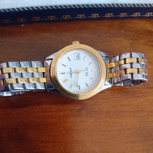 Tissot two tone quartz - tissot, two-tone